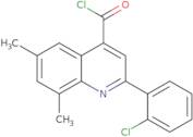 2-(2-Chlorophenyl)-6,8-dimethylquinoline-4-carbonyl chloride