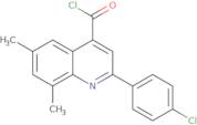 2-(4-Chlorophenyl)-6,8-dimethylquinoline-4-carbonyl chloride