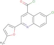 6-Chloro-2-(5-methyl-2-furyl)quinoline-4-carbonyl chloride