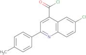 6-Chloro-2-(4-methylphenyl)quinoline-4-carbonyl chloride