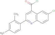 6-Chloro-2-(2,4-dimethylphenyl)quinoline-4-carbonyl chloride