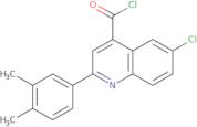 6-Chloro-2-(3,4-dimethylphenyl)quinoline-4-carbonyl chloride