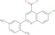 6-Chloro-2-(2,5-dimethylphenyl)quinoline-4-carbonyl chloride