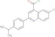 6-Chloro-2-(4-isopropylphenyl)quinoline-4-carbonyl chloride