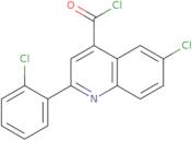 6-Chloro-2-(2-chlorophenyl)quinoline-4-carbonyl chloride