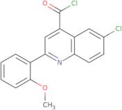 6-Chloro-2-(2-methoxyphenyl)quinoline-4-carbonyl chloride