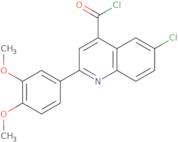 6-Chloro-2-(3,4-dimethoxyphenyl)quinoline-4-carbonyl chloride