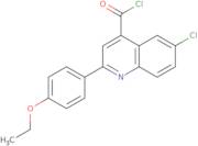 6-Chloro-2-(4-ethoxyphenyl)quinoline-4-carbonyl chloride