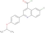 6-Chloro-2-(4-isopropoxyphenyl)quinoline-4-carbonyl chloride