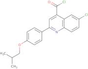 6-Chloro-2-(4-isobutoxyphenyl)quinoline-4-carbonyl chloride