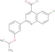 6-Chloro-2-(3-isopropoxyphenyl)quinoline-4-carbonyl chloride