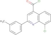 8-Chloro-2-(3-methylphenyl)quinoline-4-carbonyl chloride