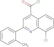 8-Chloro-2-(2-methylphenyl)quinoline-4-carbonyl chloride