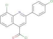 8-Chloro-2-(4-chlorophenyl)quinoline-4-carbonyl chloride