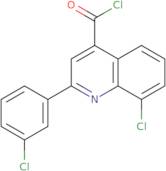 8-Chloro-2-(3-chlorophenyl)quinoline-4-carbonyl chloride