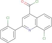 8-Chloro-2-(2-chlorophenyl)quinoline-4-carbonyl chloride