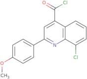 8-Chloro-2-(4-methoxyphenyl)quinoline-4-carbonyl chloride