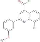 8-Chloro-2-(3-methoxyphenyl)quinoline-4-carbonyl chloride