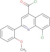 8-Chloro-2-(2-methoxyphenyl)quinoline-4-carbonyl chloride