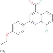 8-Chloro-2-(4-propoxyphenyl)quinoline-4-carbonyl chloride