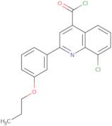 8-Chloro-2-(3-propoxyphenyl)quinoline-4-carbonyl chloride