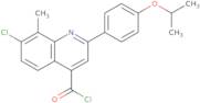 7-Chloro-2-(4-isopropoxyphenyl)-8-methylquinoline-4-carbonyl chloride