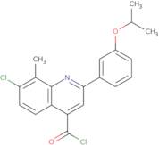 7-Chloro-2-(3-isopropoxyphenyl)-8-methylquinoline-4-carbonyl chloride