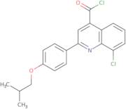 8-Chloro-2-(4-isobutoxyphenyl)quinoline-4-carbonyl chloride