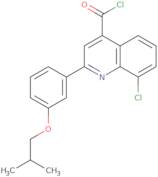 8-Chloro-2-(3-isobutoxyphenyl)quinoline-4-carbonyl chloride