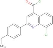 8-Chloro-2-(4-ethylphenyl)quinoline-4-carbonyl chloride