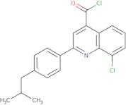 8-Chloro-2-(4-isobutylphenyl)quinoline-4-carbonyl chloride