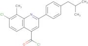 7-Chloro-2-(4-isobutylphenyl)-8-methylquinoline-4-carbonyl chloride