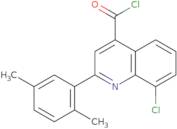 8-Chloro-2-(2,5-dimethylphenyl)quinoline-4-carbonyl chloride