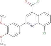 8-Chloro-2-(3,4-dimethoxyphenyl)quinoline-4-carbonyl chloride