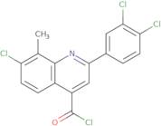 7-Chloro-2-(3,4-dichlorophenyl)-8-methylquinoline-4-carbonyl chloride