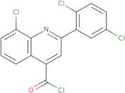 8-Chloro-2-(2,5-dichlorophenyl)quinoline-4-carbonyl chloride