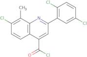 7-Chloro-2-(2,5-dichlorophenyl)-8-methylquinoline-4-carbonyl chloride