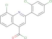 8-Chloro-2-(2,4-dichlorophenyl)quinoline-4-carbonyl chloride