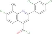 7-Chloro-2-(2,4-dichlorophenyl)-8-methylquinoline-4-carbonyl chloride