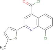 8-Chloro-2-(5-methyl-2-thienyl)quinoline-4-carbonyl chloride