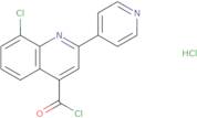 8-Chloro-2-pyridin-4-ylquinoline-4-carbonyl chloride hydrochloride