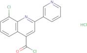 8-Chloro-2-pyridin-3-ylquinoline-4-carbonyl chloride hydrochloride