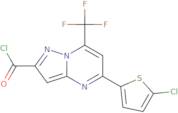 5-(5-Chloro-2-thienyl)-7-(trifluoromethyl)pyrazolo[1,5-a]pyrimidine-2-carbonyl chloride