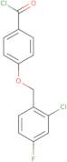 4-[(2-Chloro-4-fluorobenzyl)oxy]benzoyl chloride
