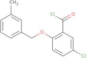 5-Chloro-2-[(3-methylbenzyl)oxy]benzoyl chloride