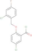 5-Chloro-2-[(2-chloro-4-fluorobenzyl)oxy]benzoyl chloride