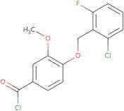 4-[(2-Chloro-6-fluorobenzyl)oxy]-3-methoxybenzoyl chloride