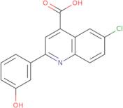 6-Chloro-2-(3-hydroxyphenyl)quinoline-4-carboxylic acid