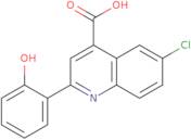 6-Chloro-2-(2-hydroxyphenyl)quinoline-4-carboxylic acid