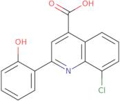 8-Chloro-2-(2-hydroxyphenyl)quinoline-4-carboxylic acid